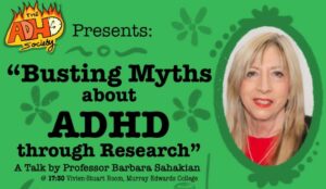 Image for The ADHD society talk with Professor Barbara Sahakian