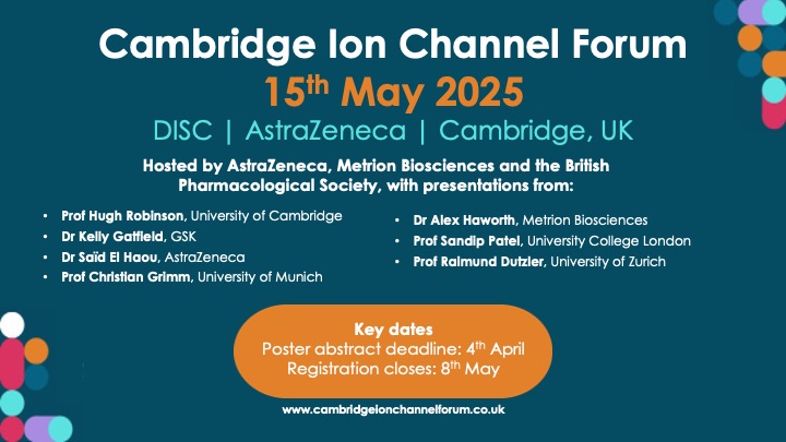 Image for Cambridge Ion Channel Forum – 15th May